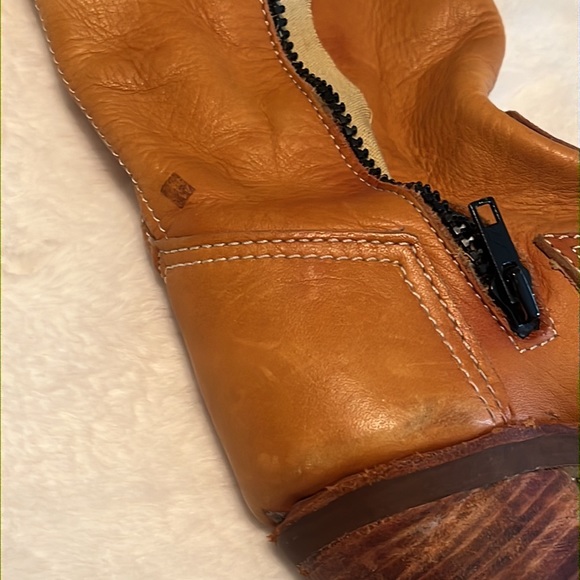 Vintage Cognac leather cowboy boots - Picture 16 of 16